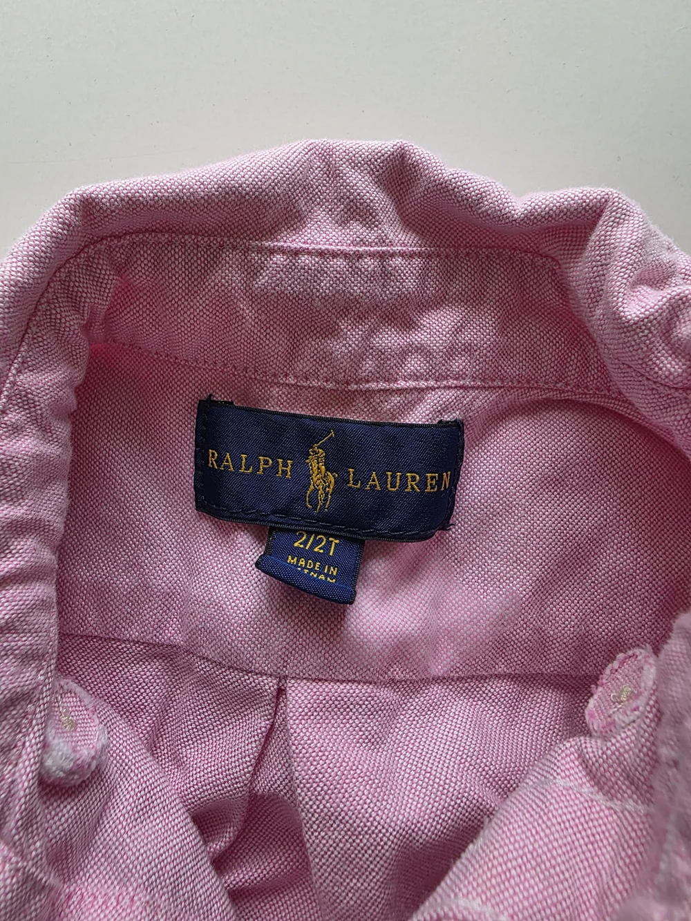 Ralph Lauren Pink Long-Sleeve Button-Down Shirt - Kids